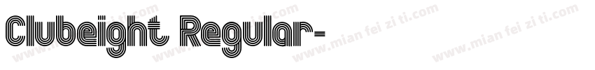 Clubeight Regular字体转换